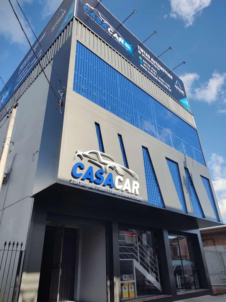 Fachada em ACM realizada pela FC Signs — projeto 17